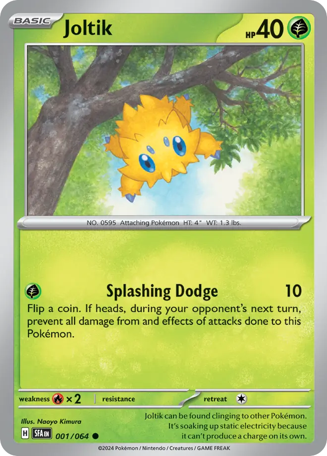 Joltik 001/064 Common Shrouded Fable Pokemon NM