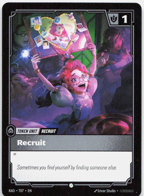 Recruit (T07) Common Radiance Riftbound NM
