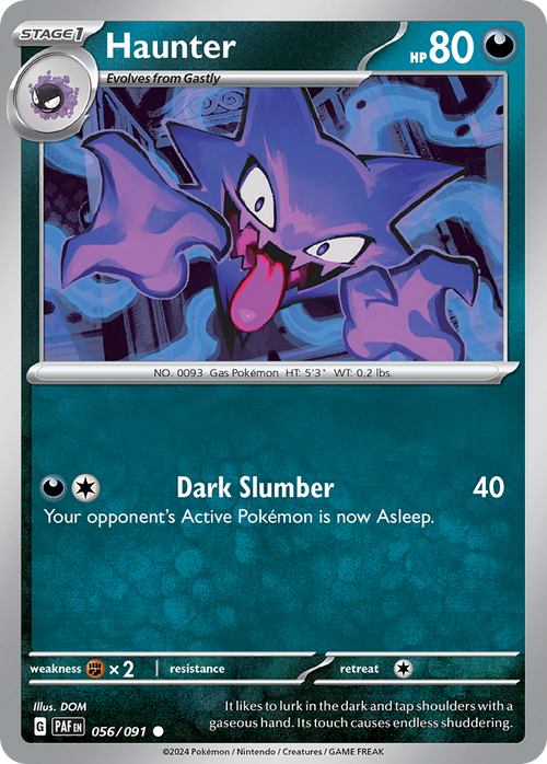 Haunter 056/091 Common Paldean Fates