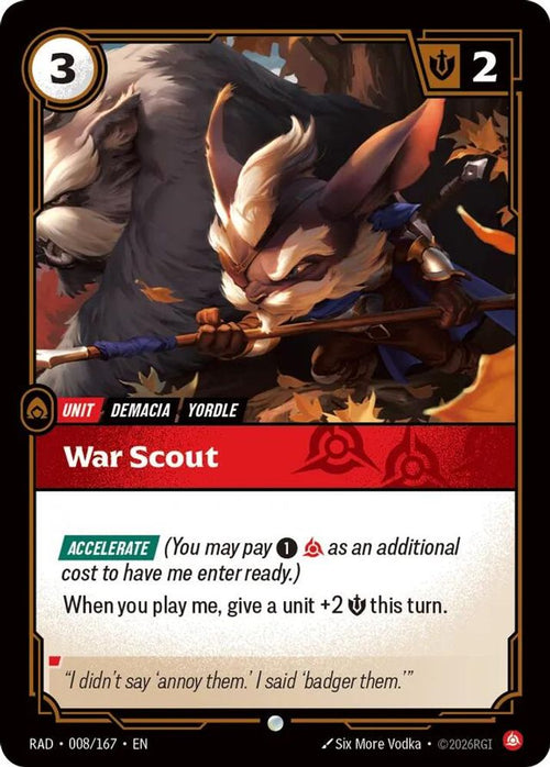 War Scout 008/167 Common Radiance