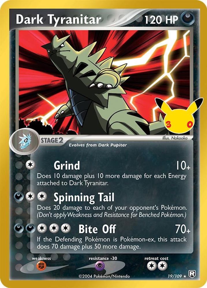 Dark Tyranitar 19/109 Holo ME: 30th Celebration Classic Collection