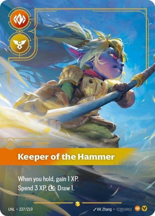 Poppy - Keeper of the Hammer (Overnumbered) 237/219 Unleashed Foil