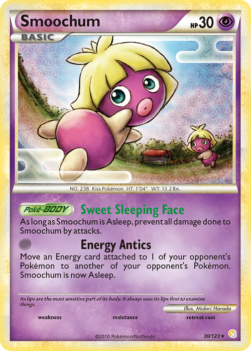 Smoochum 30/123 Rare HeartGold & SoulSilver