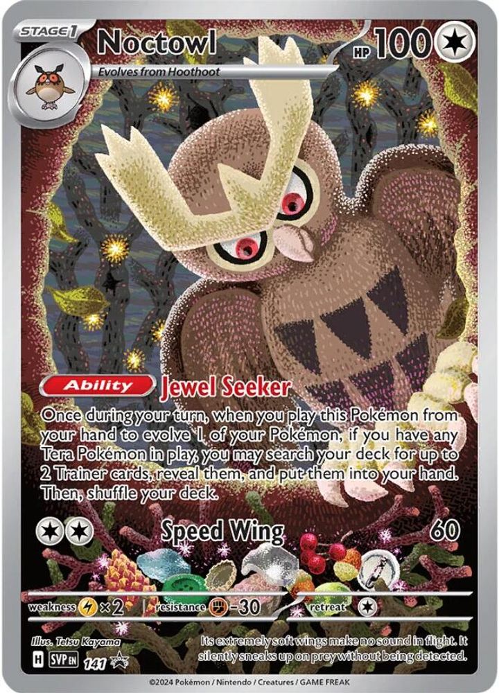 Noctowl 141 Holo Promo Scarlet & Violet Promo