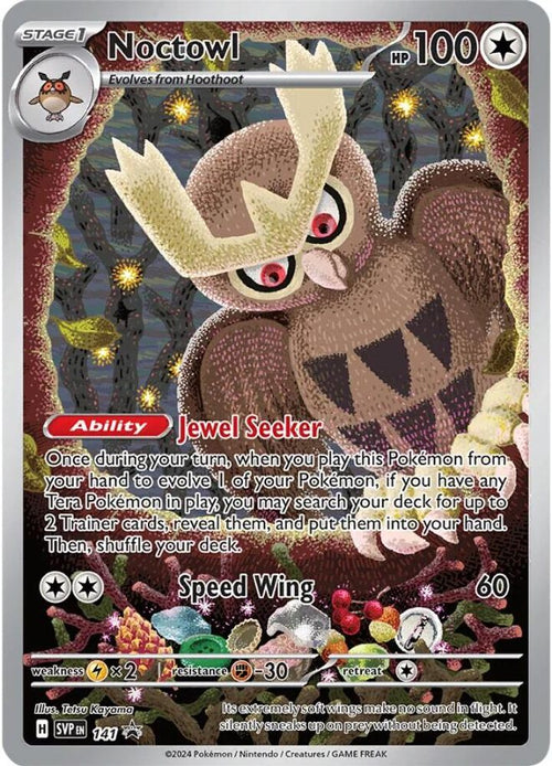 Noctowl 141 Holo Promo Scarlet & Violet Promo