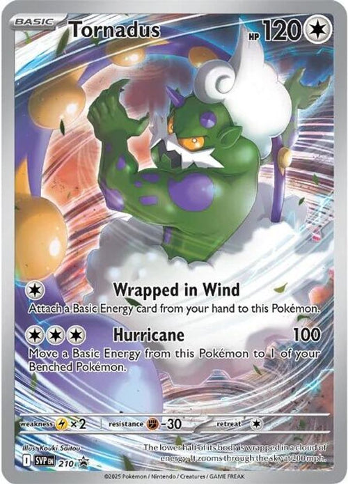 Tornadus 210 Holo Promo Scarlet & Violet Promo