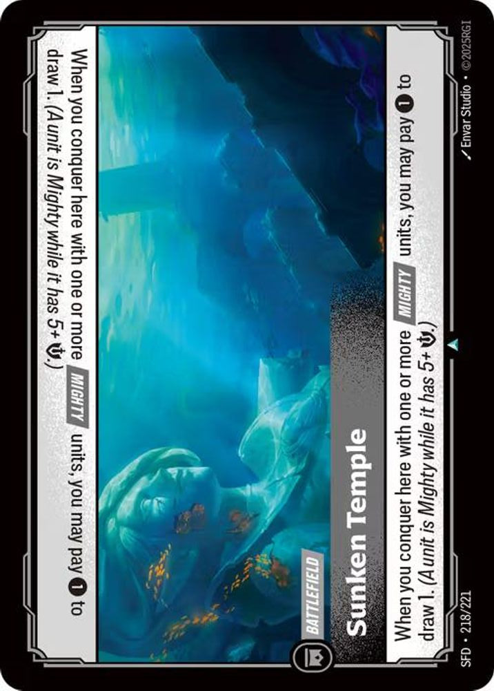 Sunken Temple 218/221 Uncommon Spiritforged