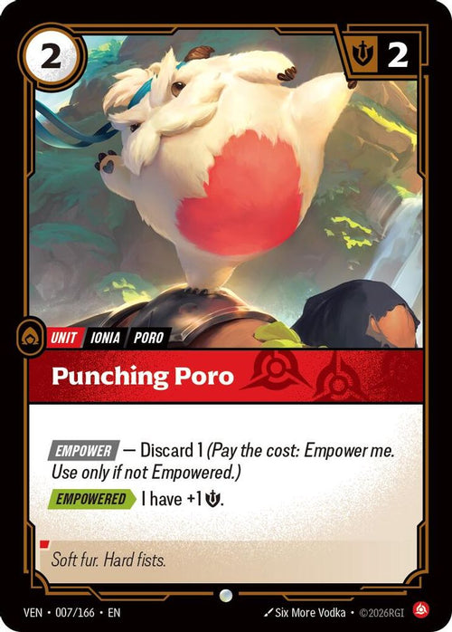 Punching Poro 007/166 Common Vendetta