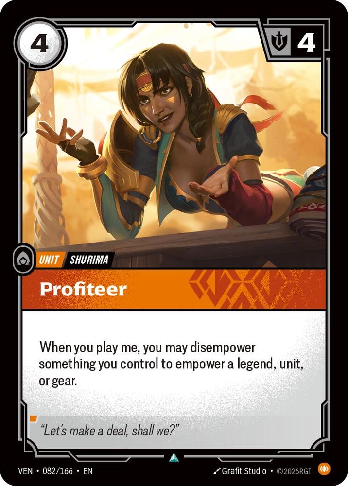 Profiteer 082/166 Uncommon Vendetta