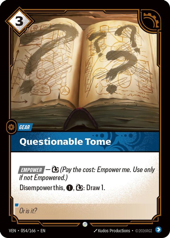 Questionable Tome 054/166 Common Vendetta