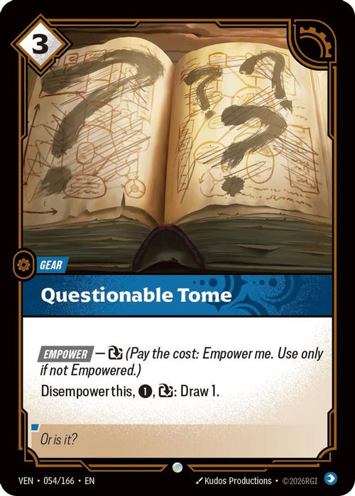 Questionable Tome 054/166 Common Vendetta