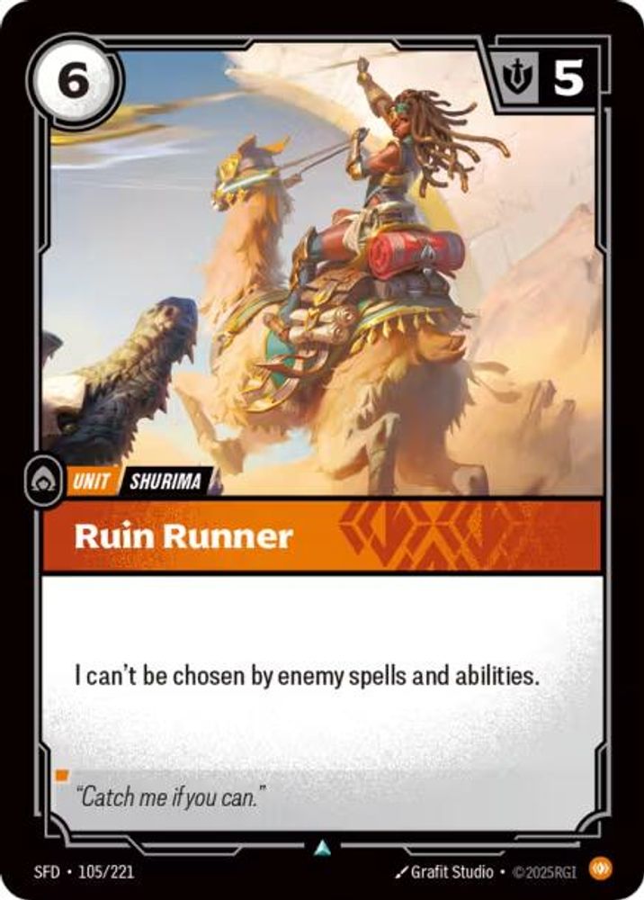 Ruin Runner 105/221 Uncommon Spiritforged