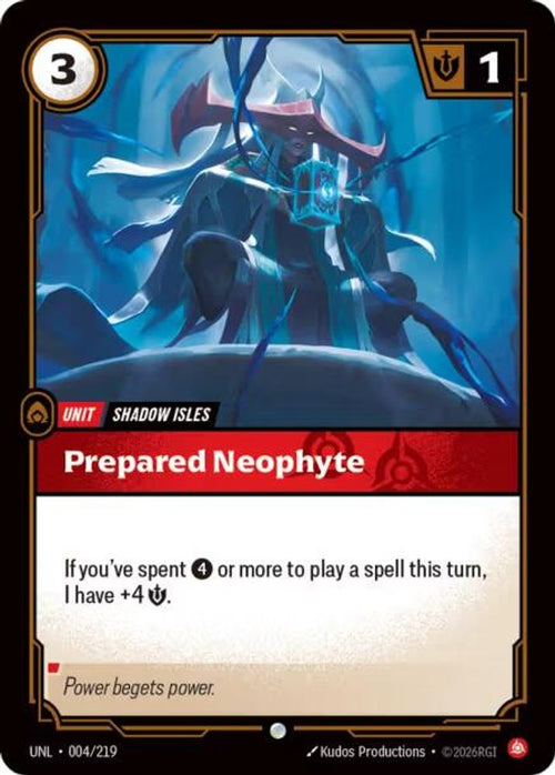 Prepared Neophyte 004/219 Common Unleashed