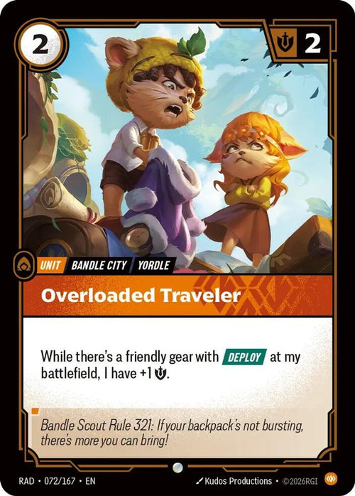 Overloaded Traveler 072/167 Common Radiance
