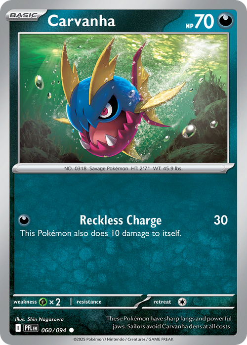Carvanha 060/094 Common Phantasmal Flames