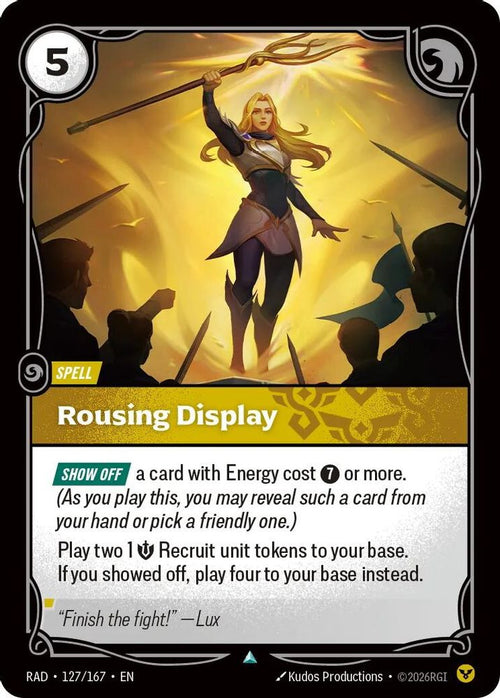 Rousing Display 127/167 Uncommon Radiance