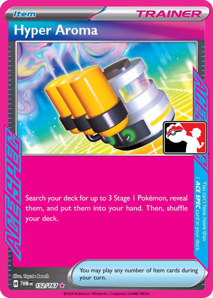 Hyper Aroma 152/167 Holo ACE SPEC Prize Pack Series Cards