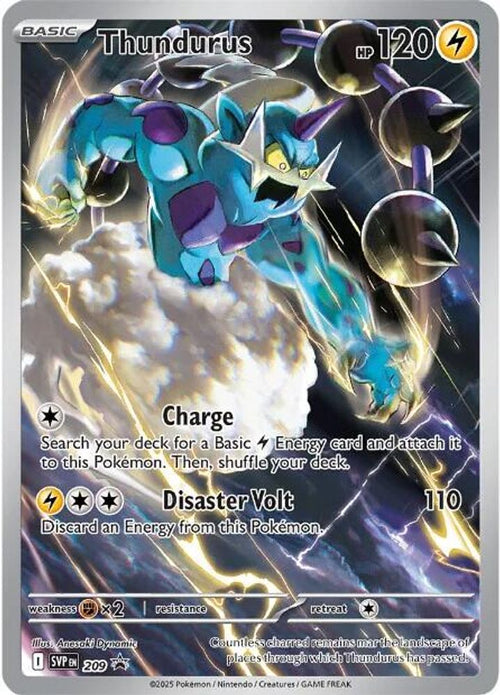 Thundurus 209 Holo Promo Scarlet & Violet Promo