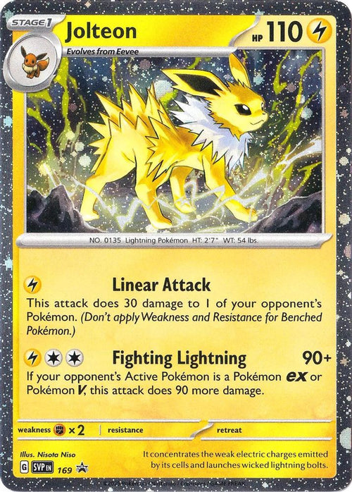 Jolteon (Cosmos Holo) 169 Rare Scarlet & Violet Promo