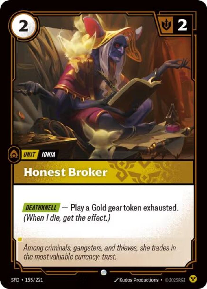 Honest Broker 155/221 Common Spiritforged