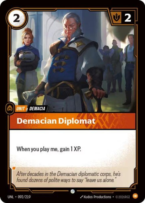Demacian Diplomat 092/219 Common Unleashed