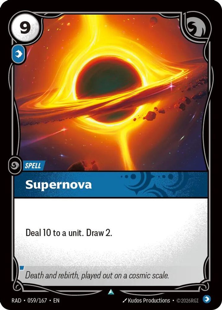 Supernova 059/167 Uncommon Radiance Riftbound NM