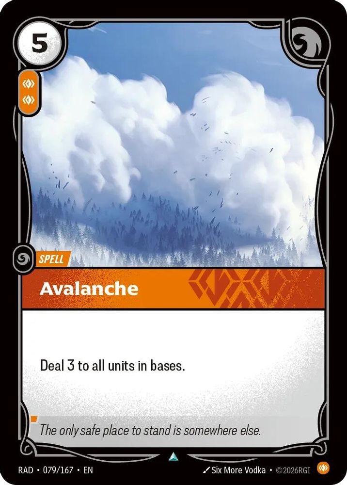 Avalanche 079/167 Uncommon Radiance Riftbound NM