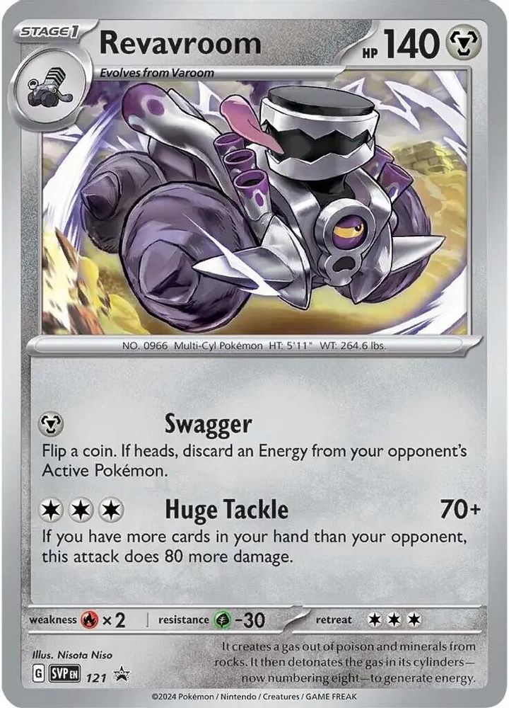 Revavroom 121 Holo Promo Scarlet & Violet Promo