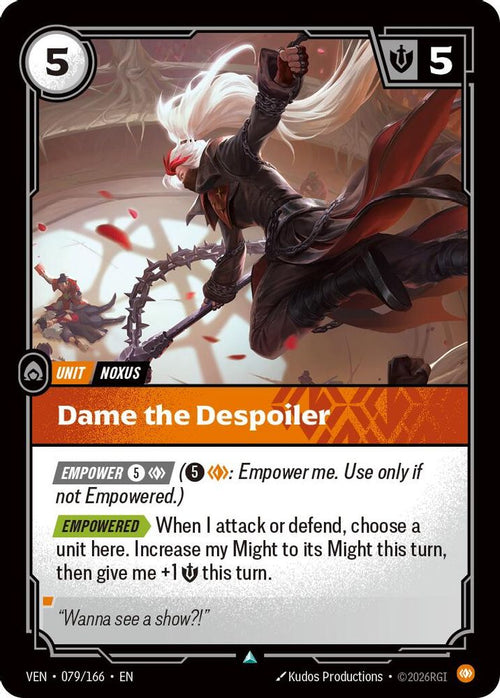 Dame the Despoiler 079/166 Uncommon Vendetta