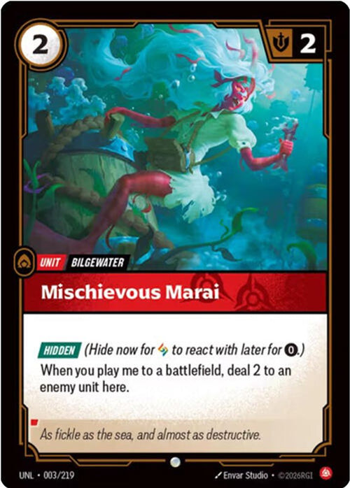 Mischievous Marai 003/219 Common Unleashed