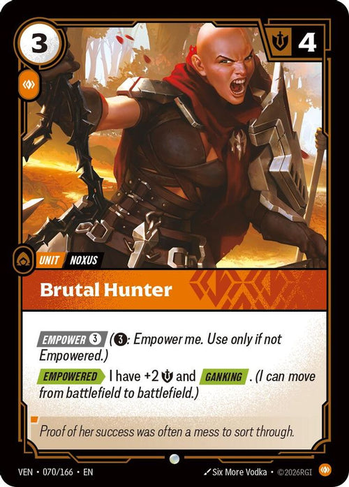 Brutal Hunter 070/166 Common Vendetta