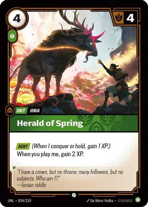 Herald of Spring 034/219 Common Unleashed
