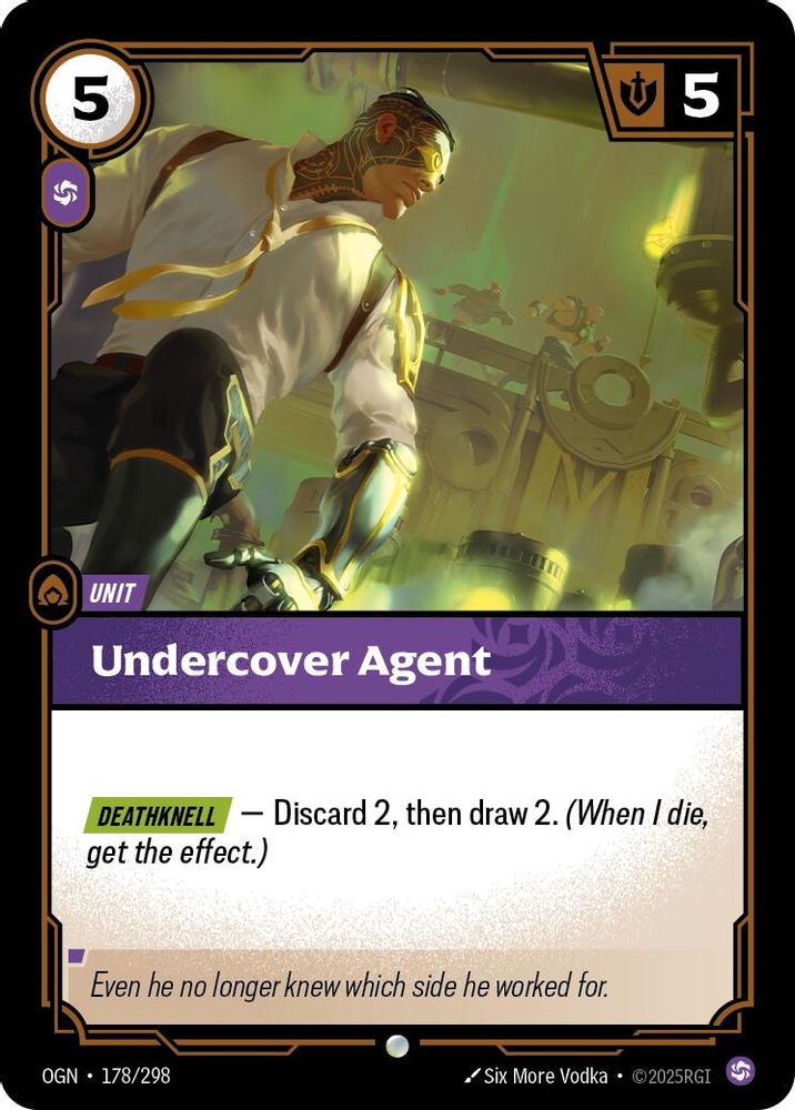 Undercover Agent 178/298 Common Origins