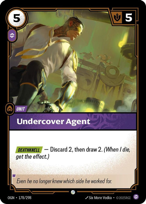 Undercover Agent 178/298 Common Origins