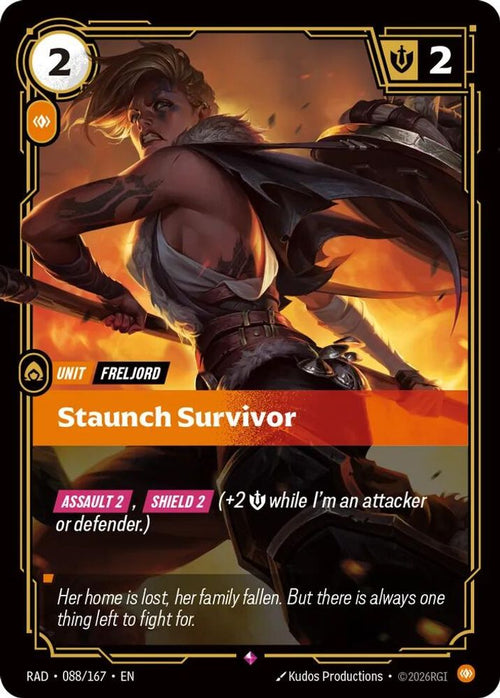 Staunch Survivor 088/167 Rare Radiance Foil