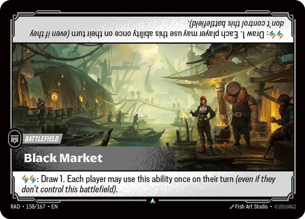 Black Market 158/167 Uncommon Radiance Riftbound Foil NM