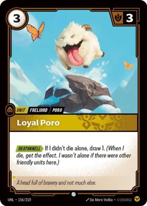 Loyal Poro 156/219 Common Unleashed