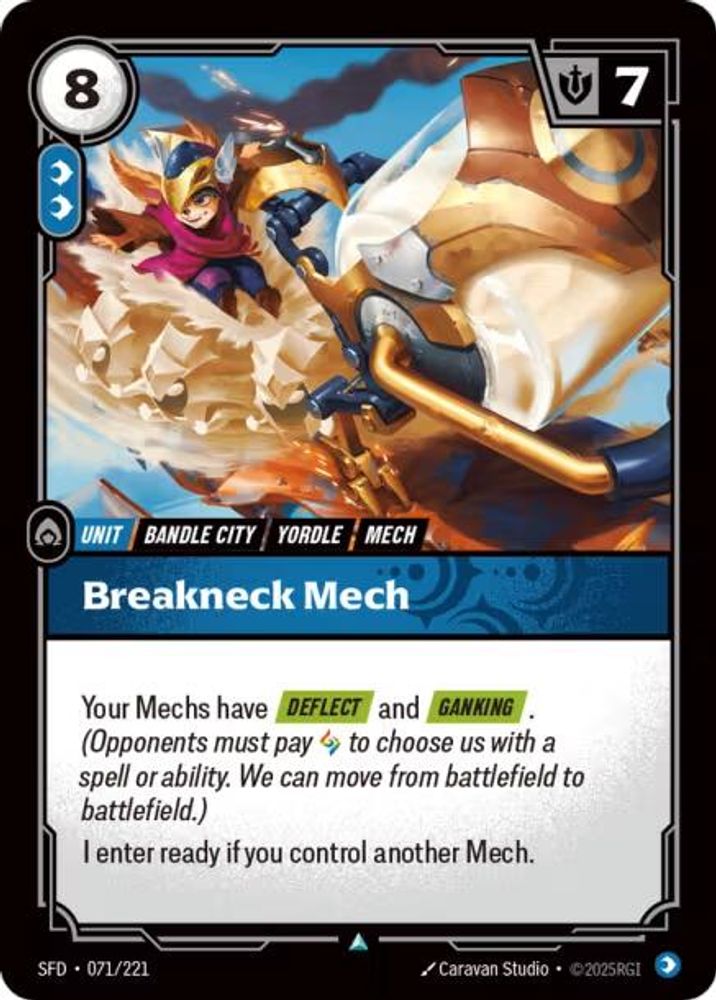 Breakneck Mech 071/221 Uncommon Spiritforged