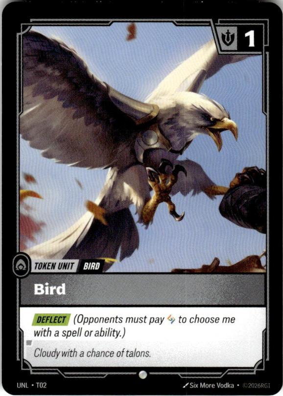 Bird // Buff T02 // T04 None Unleashed