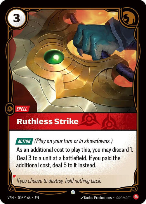 Ruthless Strike 008/166 Common Vendetta