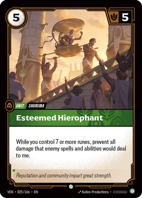Esteemed Hierophant 025/166 Common Vendetta