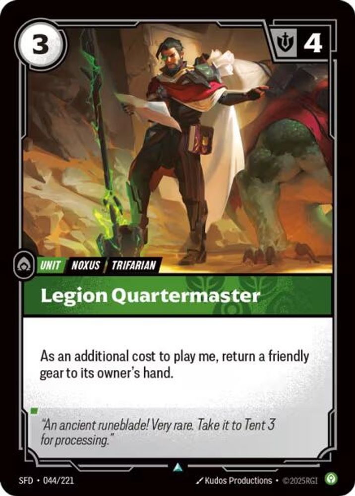 Legion Quartermaster 044/221 Uncommon Spiritforged