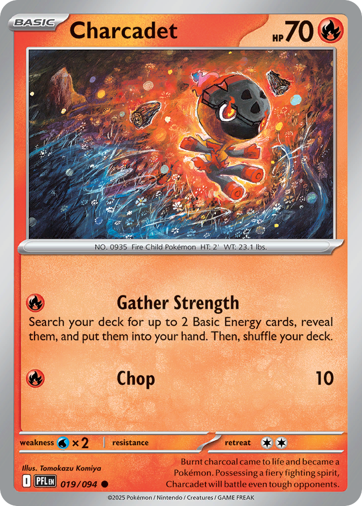 Charcadet 019/094 Common Phantasmal Flames
