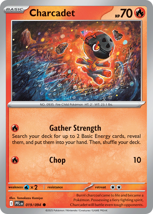 Charcadet 019/094 Common Phantasmal Flames