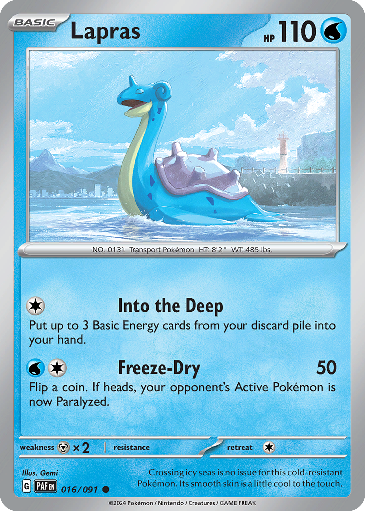 Lapras 016/091 Common Paldean Fates