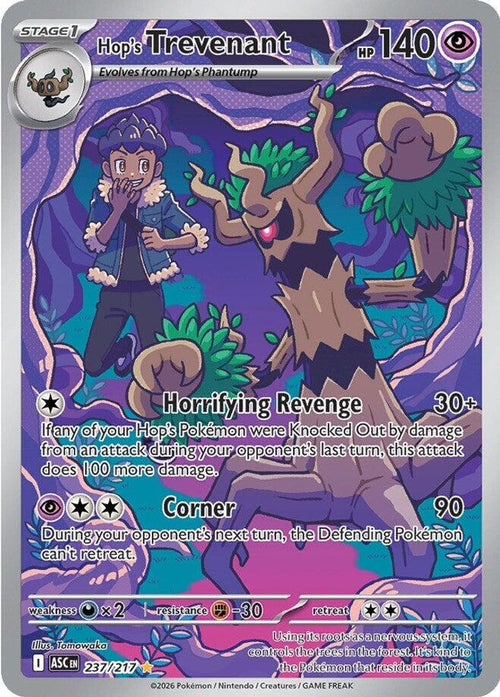 Hop's Trevenant 237/217 Illustration Rare Ascended Heroes Holo