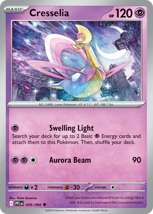 Cresselia 039/094 Uncommon Phantasmal Flames