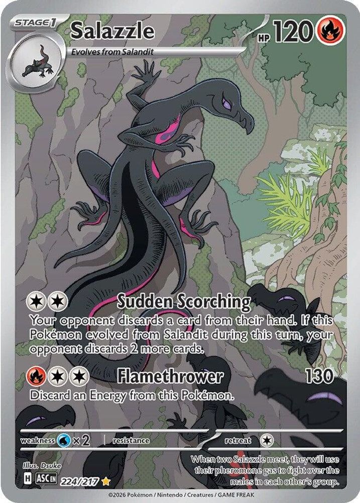 Salazzle 224/217 Illustration Rare Ascended Heroes Holo