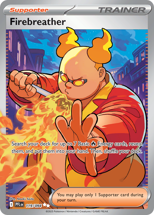 Firebreather 119/094 Ultra Rare Phantasmal Flames Holo