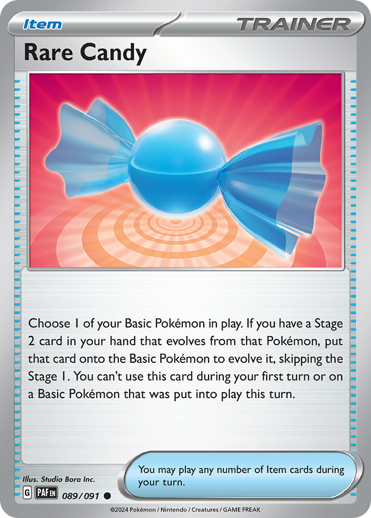 Rare Candy 089/091 Common Paldean Fates